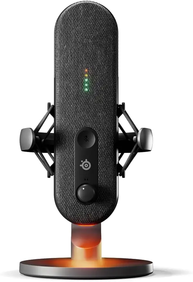51PB9N-g-oL._AC_UL960_FMwebp_QL65_ SteelSeries Alias USB Microphone 3x Bigger Capsule ” Sonar for Streamers Audio Software ” AI Noise Cancelling ” LED Mute (New) - Image 1