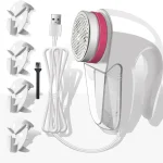 Fabric Shaver for FurnitureSweater ShaverElectric Lint Remover for ClothesFabric Pilling Remover4 Cutter Heads 5W of (New)