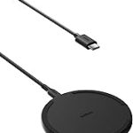 Belkin 15W Wireless Charging Pad with 5ft Cable Qi Charger for iPhone 17 iPhone 16/15/14 AirPods Samsung Galaxy S25/S (New)