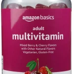 Amazon Basics Adult Multivitamin Gummies Mixed Berry &amp Cherry Flavors 150 Count 75-Day Supply Pack of 1 Previously So (New)