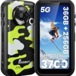FOSSiBOT F116 Pro Unlocked 5G Mini Rugged Smartphone 4" 120Hz Pocket Small Cell Phone 4K Action Camera 36GB +256GB /1TB I (New)