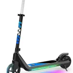LINGTENG Electric Scooter for Kids Age of 6-9 Kick-Start Boost Scooter with Adjustable Speed and Height Flash Wheel &amp De (New)