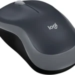 Logitech M185 Compact Ambidextrous 24 GHz Wireless Mouse - Swift Grey Ambidextrous mouse with 24 GHz USB-A Nano Receiv (New)
