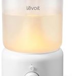 Levoit Humidifiers for Bedroom Dishwasher Safe Blue Light-Safe 3.2L Top Fill Easy to Clean 23dB 26H Runtime Cool (New)