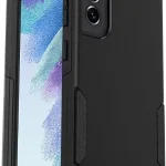 OtterBox Galaxy S21 FE 5G Only Commuter Series Case - Black Slim &amp Tough Pocket-Friendly with Port Protection (New)
