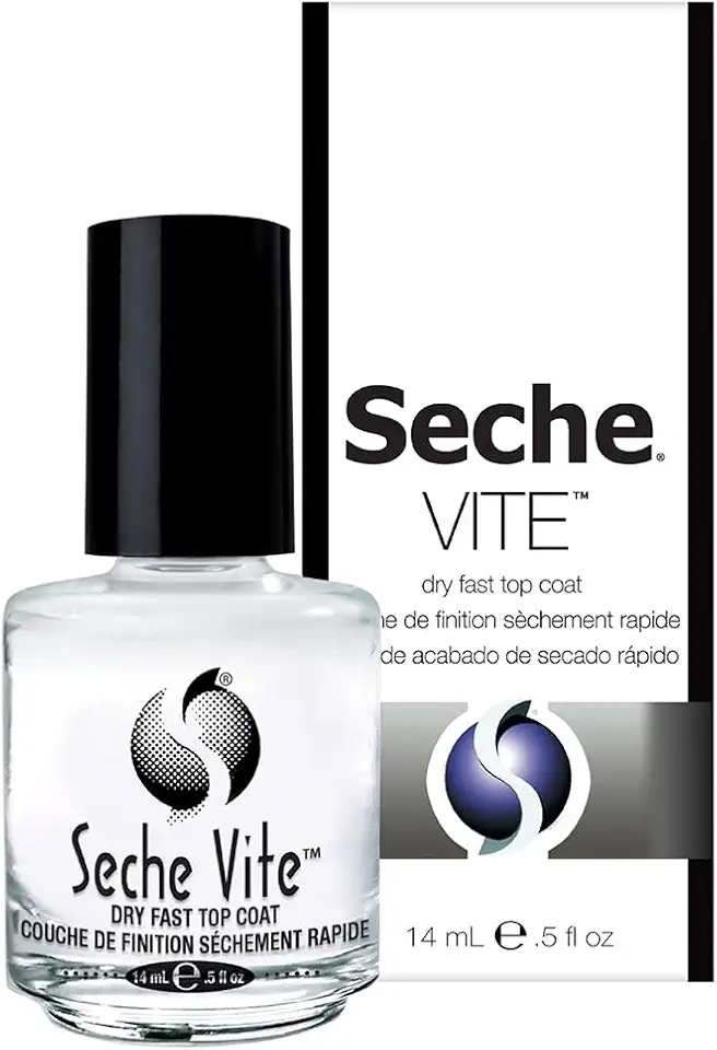 51gQZ-yGhWL._AC_UL960_FMwebp_QL65_ Seche Vite Dry Fast Top Coat Quick Dry Clear Nail Polish Top Coat for High Gloss Shine Long-Lasting Manicure Made in t (New) - Image 1