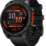 Garmin fÄ“nixÂ® 8 47mm Black Premium Multisport Smartwatch AMOLED Display GPS Built-In Flashlight Dive-Rated Built- (New)