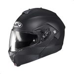 HJC C91 Solid Modular Motorcycle Helmet with HJ-17 Pinlock Shield DOT Approved Semi Flat Black Large (New)