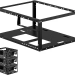 PC Test Bench Open Air PC Case Open Frame Computer Chassis Techbench Server Rack Mount PC Case for ETAX ATX MATX ETAX X (New)
