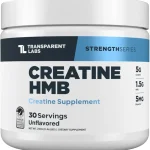 Transparent Labs Creatine HMB - 30 Servings Unflavored Creatine Monohydrate Powder with HMB for Muscle Growth Enhanced (New)