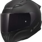 LS2 Helmets Centric Full Face Motorcycle Helmet Blackout Matte Black Large (New)