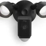 Ring Floodlight Cam Wired Plus Outdoor Home or Business Security with Motion-Activated 1080p HD Video and Floodlights Black (New)