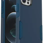 OtterBox iPhone 12 &amp iPhone 12 Pro Commuter Series Case - Blue Thin &amp Protective iPhone Case Dual-Layer Impact Absorbi (New)