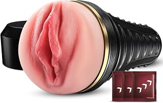 51yjsQ9muyL._AC_UL320_ Male MasturbatorKingdemer Realistic Pocket Vagina Textured with 7.5in Depth Lifelike Soft and Fleshy Texture (New) - Image 1