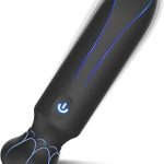 Mini Bullet 9-Speed Clitoral Stimulator Rechargeable Black Unique lipstick shape 9 powerful yet quiet vibra (New)