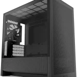 NZXT H3 Flow - Micro-ATX Airflow PC Case - Black Space-efficient Micro-ATX case with optimized airflow full-size GPU su (New)