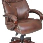 La-Z-Boy Bradley Bonded Leather Executive Chair Roasted Chestnut (New)