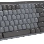 Logitech MX Mechanical Wireless Illuminated Keyboard Tactile - Graphite Low-profile full-size 3 device Bluetooth pairin (New)