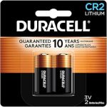 Duracell CR2 3V High Power Lithium Battery 2 Count 10-Year Storage (New)