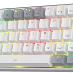 Redragon K617 Wired 60% Compact Hot-Swap RGB Gaming Mechanical Keyboard 61 Keys Design for More Room to Aim Swap-Ready (New)