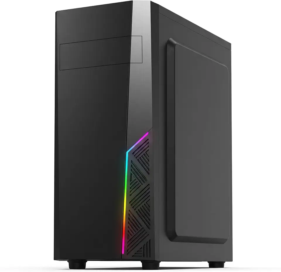 610qPxFxXfL._AC_UL960_FMwebp_QL65_ Zalman T8 ATX Mid Tower Gaming PC Case 525 ODD Bay RGB Strip Black RGB Lighting Strip with Control Button 1x 120mm (New) - Image 1