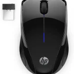 HP X3000 G3 Wireless Mouse - Black 15-Month Battery Side Grips for Control Travel-Friendly Blue LED Powerful 1600 DPI (New)