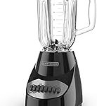 BLACK+DECKER Countertop Blender with 6-Cup Glass Jar 10-Speed Settings Black BL2010BG (New)
