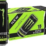 Monster Energy Zero Sugar Green Original Low Calorie Energy Drink 16 Ounce Pack of 15 Can (New)