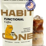 Mushroom Coffee that Tastes Great with Adaptogens &amp Nootropics   30 Serv Fruiting Bodies 85mg of Caffeine No Added Sug (New)