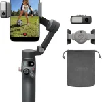 DJI Osmo Mobile 8 Gimbal Stabilizer for Phone 3-Axis Stabilization AI Native Tracking with Audio &amp Lighting 360Â° Pan R (New)