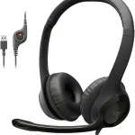 Logitech H390 Wired Headset PC/Laptop Stereo Headphones USB-A Black For PC/Laptop stereo headphones microphone in-l (New)