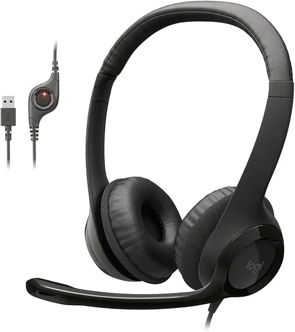 6144-3nBNhL._AC_UY654_FMwebp_QL65_ Logitech H390 Wired Headset PC/Laptop Stereo Headphones USB-A Black For PC/Laptop stereo headphones microphone in-l (New) - Image 1