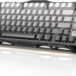 GravaStar Mercury K1 75% Wireless Mechanical Gaming Keyboard RGB Backlit Gasket Mount Hot Swappable Linear Switches Cr (New)