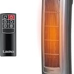 Lasko Oscillating Digital Ceramic Tower Heater for Home with Adjustable Thermostat Timer and Remote Control 23 Inches 1 (New)