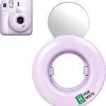 HUEMATE Selfie Mirror Lens Cap for Fujifilm Instax Mini 12 Camera Purple Designed for Instax Mini 12 Large and Clear M (New)