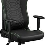 Razer Iskur V2 X NewGen Ergonomic Gaming Chair Black/Green Gen-2 EPU Leather with CoolTouch Lumbar Support Ultra-Wide (New)