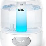 DREO 3L Humidifiers for Bedroom 30H Runtime 26 dB Quiet New Edition Easy to Refill Clean Precise Humidity Control (New)
