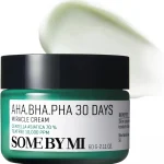 SOME BY MI AHA BHA PHA 30 Days Miracle Cream - 202oz 60ml - Mild Refining &amp Centella Face Moisturizer for All Skin Types (New)