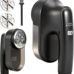Killrose Fabric Shaver for Clothingï¼ŒRechargeable Lint Shaver with 27in Large Shaving Head 6-Leaf Blades &amp LED Display2- (New)