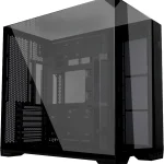Lian Li O11 Vision Compact ATX PC Case Back-Connect Black O11VPX Compact dual-chamber case with three-panel glass b (New)