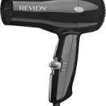 Revlon Compact Hair Dryer 1875W Lightweight Design Perfect for Travel Black (New)