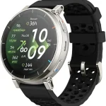 Amazfit Active 3 Smart Watch 132&quot AMOLED Sapphire Glass GPS iOS/Android 45mm 12-Day Battery Water-Resistant 4GB S (New)