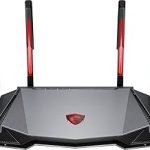 MSI Radix AXE6600 WiFi 6E Tri-Band Gaming Router AI QoS RGB 1.8GHz Quad-Core Processor MU-MIMO Tri Band Gigabit Wirel (New)