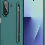 Nillkin for Samsung Galaxy Z Fold 7 Case with Stylus Pen [Superior Liquid Silicone] [Wireless Charging] [S Pen Holder Slo (New)
