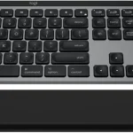 Logitech MX Keys S Combo Mac Wireless Keyboard and Mouse - Space Grey Includes palm rest Backlit keyboard Fast scroll (New)