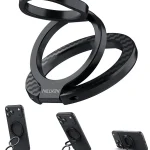 Nillkin FiberSnap MagSafe Phone Grip for Dual-Sided Magnet &amp Carbon Fiber Adjustable Horizontal/Vertical Stand Removabl (New)