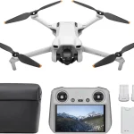 DJI Mini 3 Fly More Combo With DJI RC 3 Batteries Lightweight Camera Drone With 4K HDR Video 114-Min Flight Time Vert (New)