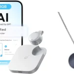 Soundcore Work by Anker Coin-Sized AI Voice Recorder 8GB &amp Adjustable Wearable Necklace Bundle (New)