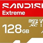 SANDISK 128GB Extreme microSD Card + Adapter Up to 245MB/s Read Speeds UHS-I V30 5K 4K UHD U3 C10 A2 Up to 120M (New)
