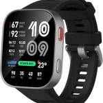 Amazfit Bip Max Smart Watch 207&quot AMOLED Display GPS iOS/Android 50mm 20-Day Battery Water-Resistant 4GB Storage (New)